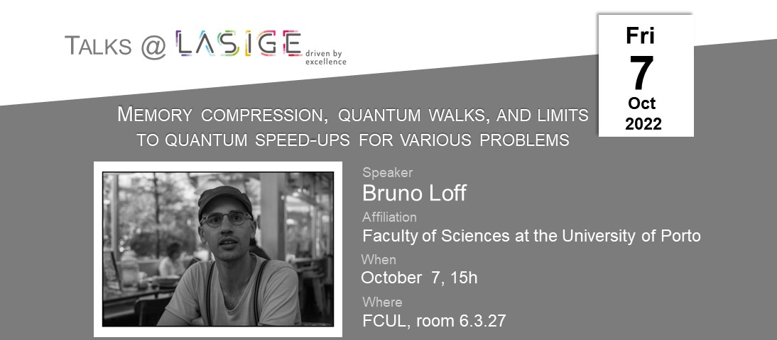Talks @ LASIGE:  Bruno Loff